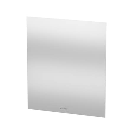 Duravit Light & Mirror Mirror, 23 5/8 X1 1/4 X27 1/2  White Matt, Square, Switch & External LM7805000006000